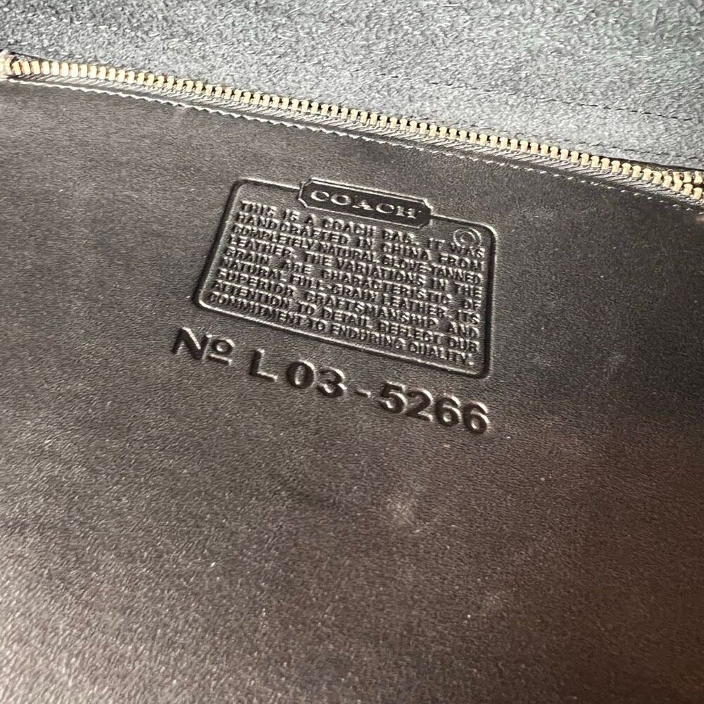 Coach vintage genuine leather Beekman Briefcase in black - Picture 6 of 10